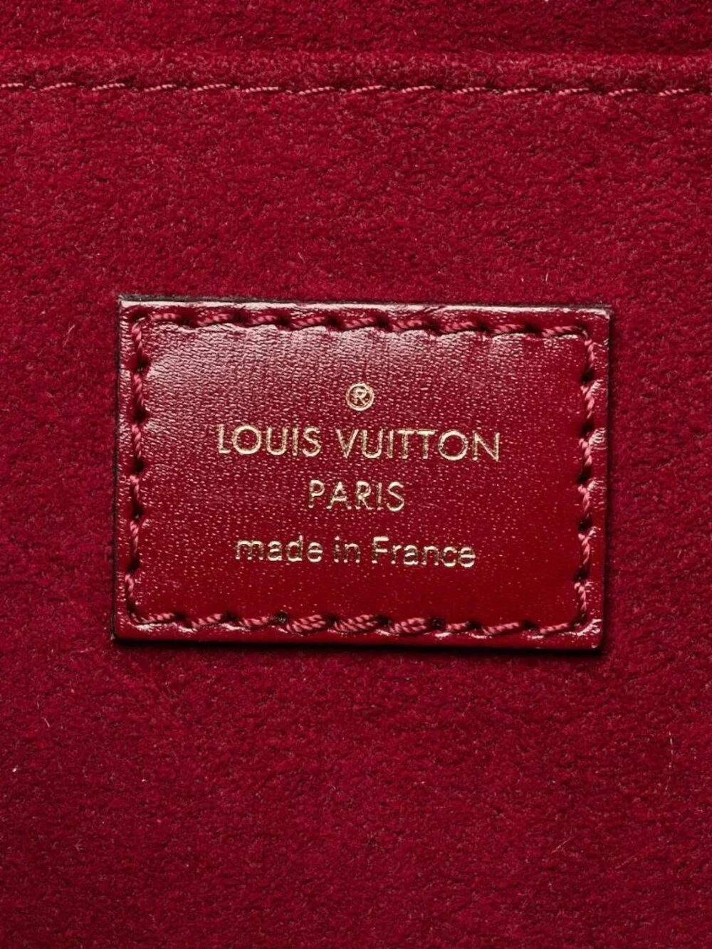 Louis Vuitton Cherry Berry Leather Dauphine MM Bag